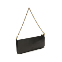 PINKO Black Calf Leather Bos Taurus Wallet
