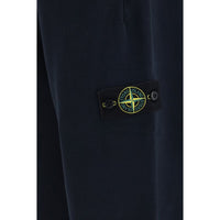 Stone Island Blue Cotton Sweatshirt