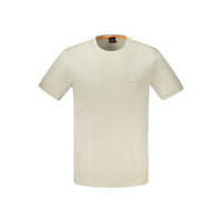 Hugo Boss Beige Cotton Men's T-Shirt