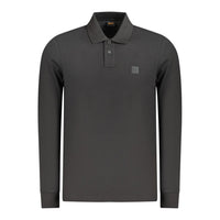 Hugo Boss Black Cotton Men's Polo Shirt