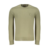 Hugo Boss Green Cotton Men's Shirt