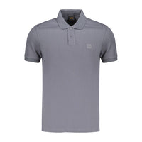 Hugo Boss Blue Cotton Men's Polo Shirt