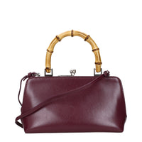 Jil Sander Red Leather Handbag