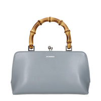 Jil Sander Gray Leather Handbag
