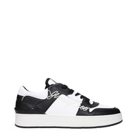 Jimmy Choo Black Leather Sneakers