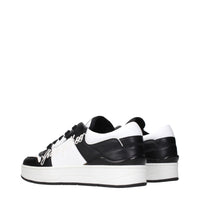Jimmy Choo Black Leather Sneakers