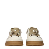 Jimmy Choo Beige Leather Sneakers