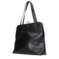 Jil Sander Black Leather Shoulder Bag