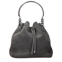 Jimmy Choo Gray Leather Handbag