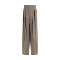 Saint Laurent Beige Wool Casual Pants