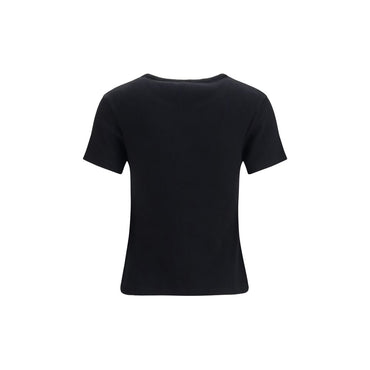 Off-White Black Cotton T-Shirt