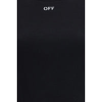 Off-White Black Cotton T-Shirt