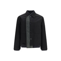 Sacai Black Nylon Bomber