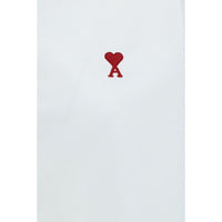 Ami Paris White Cotton Dress Shirt