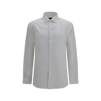 Giorgio Armani White Cotton Dress Shirt