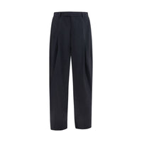 Giorgio Armani Blue Wool Oves Aries Dress Pants