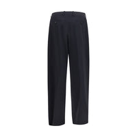 Giorgio Armani Blue Wool Oves Aries Dress Pants