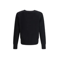 Ami Paris Black Wool Oves Aries Cardigan