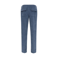Etro Blue Cotton Casual Pants