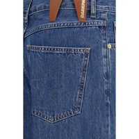 Darkpark Blue Cotton Relaxed Fit Jeans