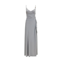 Versace Gray Viscose Casual Dress