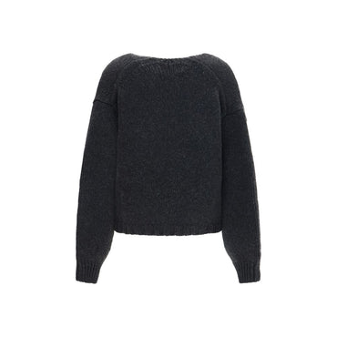 Khaite Gray Cashmere Cardigan