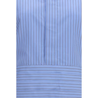 Sacai Blue Cotton Pattern Shirt