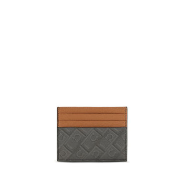 Ferragamo Brown Calf Leather Bos Taurus Wallet