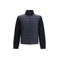 Moncler Blue Goose Down Full-Length Jacket
