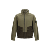 Stone Island Bicolor Cotton Shell Jacket