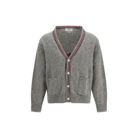 Thom Browne Gray Wool Oves Aries Cardigan
