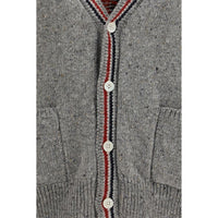 Thom Browne Gray Wool Oves Aries Cardigan