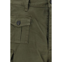 Dsquared² Bicolor Cotton Bermuda Shorts