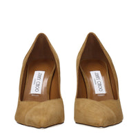 Jimmy Choo Brown Leather High Heel Pumps