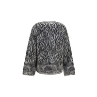 Forte_Forte Gray Alpaca Vicugna Pacos Cardigan