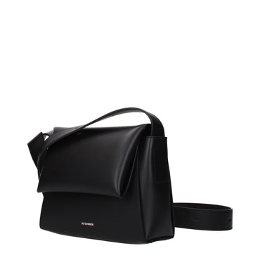 Jil Sander Black Leather Crossbody Bag