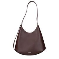 Jil Sander Red Leather Shoulder Bag