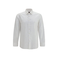Etro White Cotton Dress Shirt