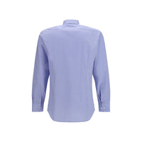 Etro Blue Cotton Dress Shirt