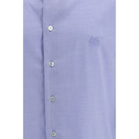 Etro Blue Cotton Dress Shirt