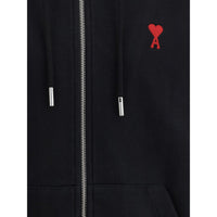 Ami Paris Black Cotton Sweatshirt