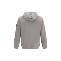 Stone Island Gray Cotton Sweatshirt