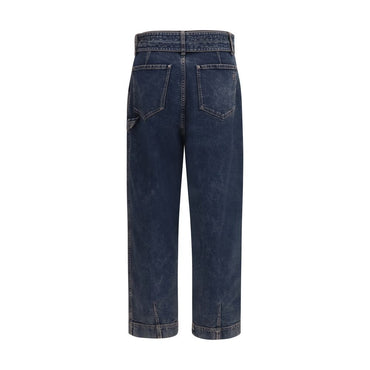 Giorgio Armani Blue Cotton Jeans Denim