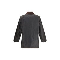 Barbour Black Cotton Coat