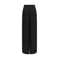 Maison Margiela Black Wool Oves Aries Long Skirt