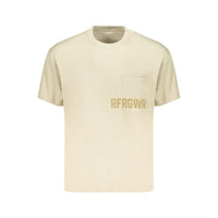 Refrigiwear Beige Cotton Mens T-Shirt