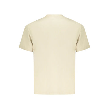 Refrigiwear Beige Cotton Mens T-Shirt