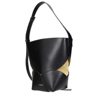 Jil Sander Black Leather Crossbody Bag