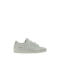 Golden Goose White Goatskin Sneakers