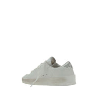 Golden Goose White Goatskin Sneakers